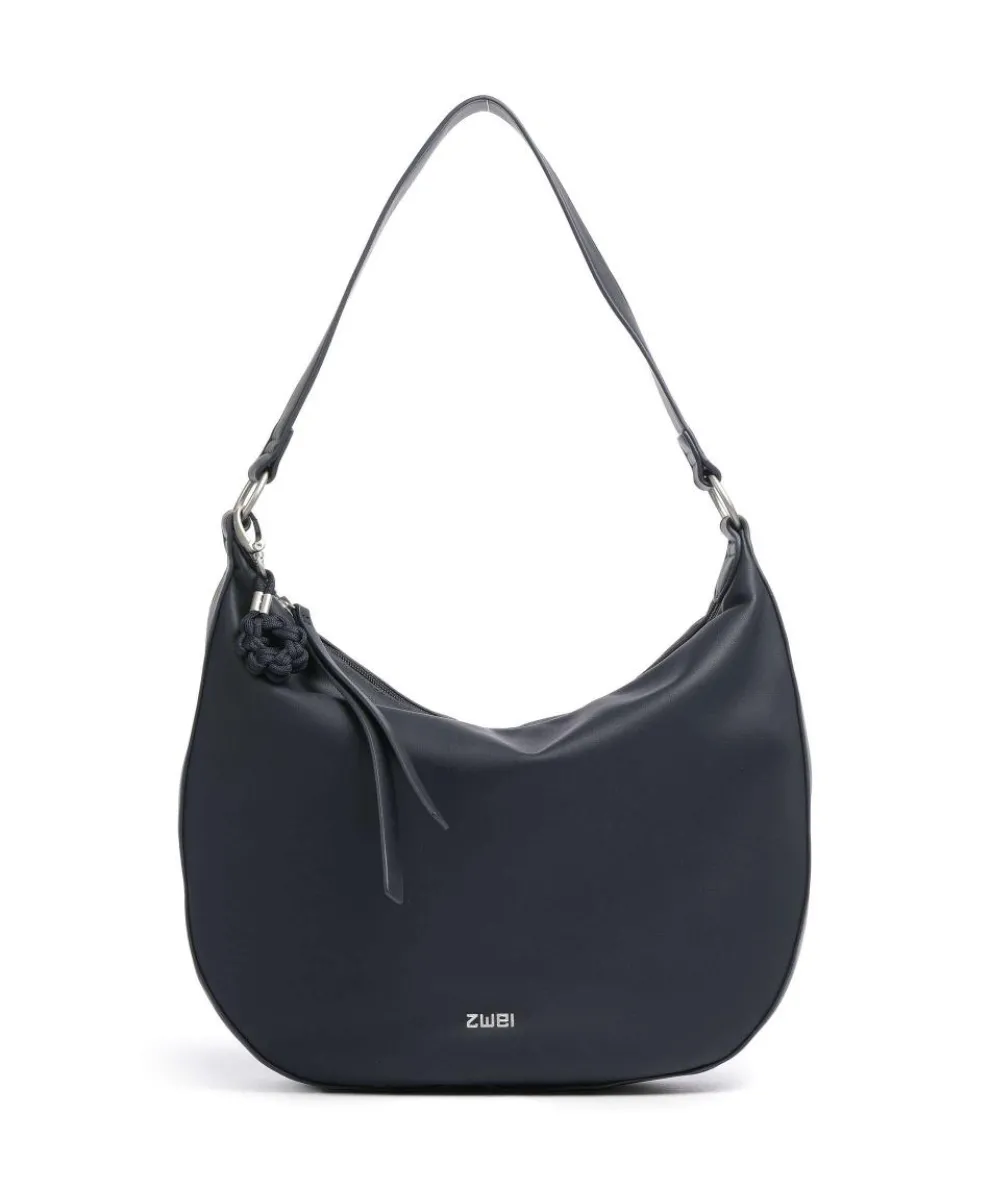 Yuna YU110 Beuteltasche Lederimitat dunkelblau