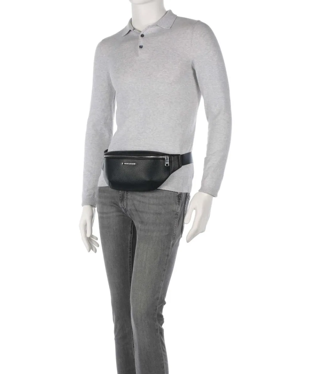 Okinawa Gürteltasche Lederimitat schwarz