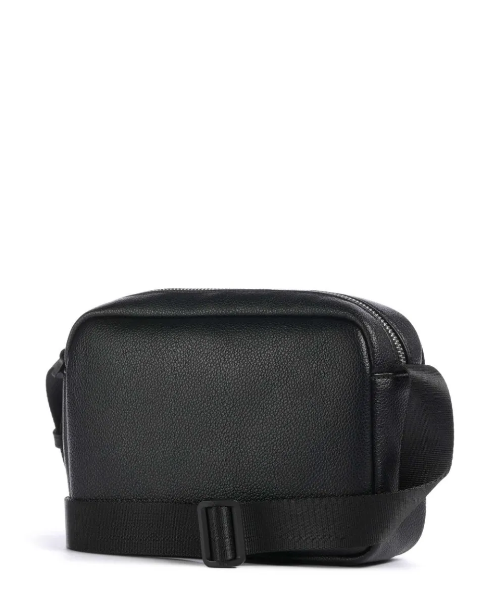 Okinawa Umhängetasche Lederimitat schwarz