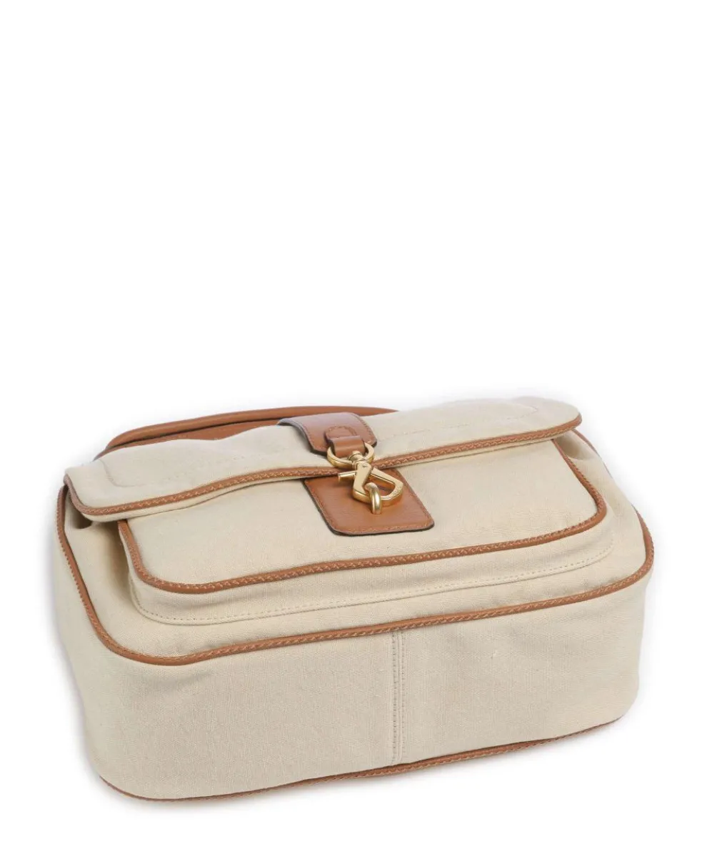 Olana Star Saddle Beuteltasche Canvas beige/braun