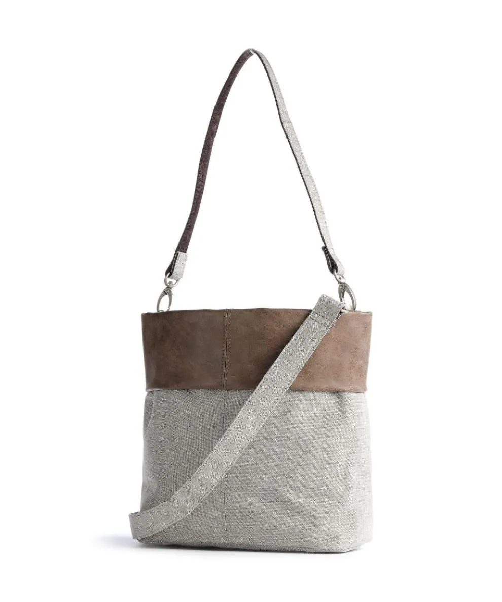 Olli OT8 Schultertasche Polyester, Lederimitat beige