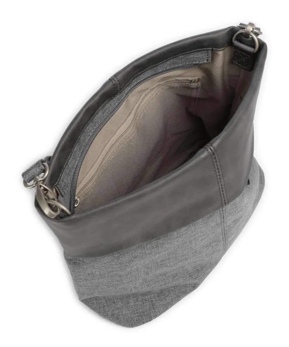 Olli OT8 Schultertasche Polyester, Lederimitat grau
