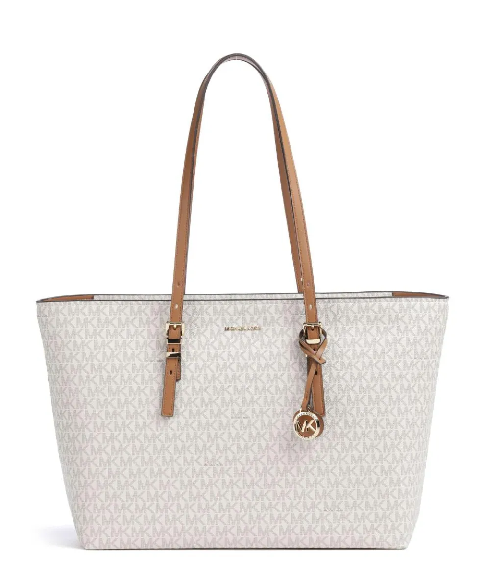 Quinn Large Shopper Lederimitat creme