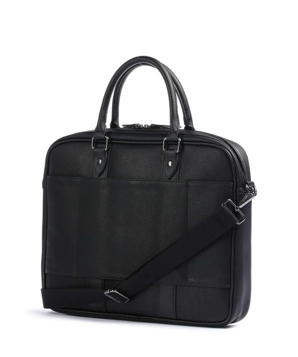 Waymon Aktentasche 15″ Lederimitat schwarz