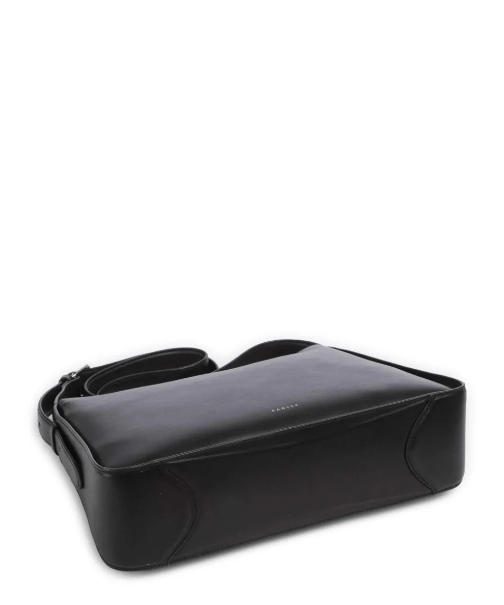 Westwell Lane Umhängetasche genarbtes Rindsleder schwarz