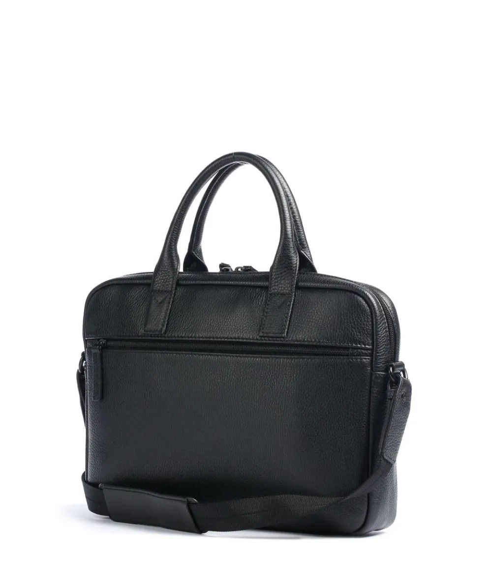 Onyx Delta Aktentasche 13″ genarbtes Rindsleder schwarz