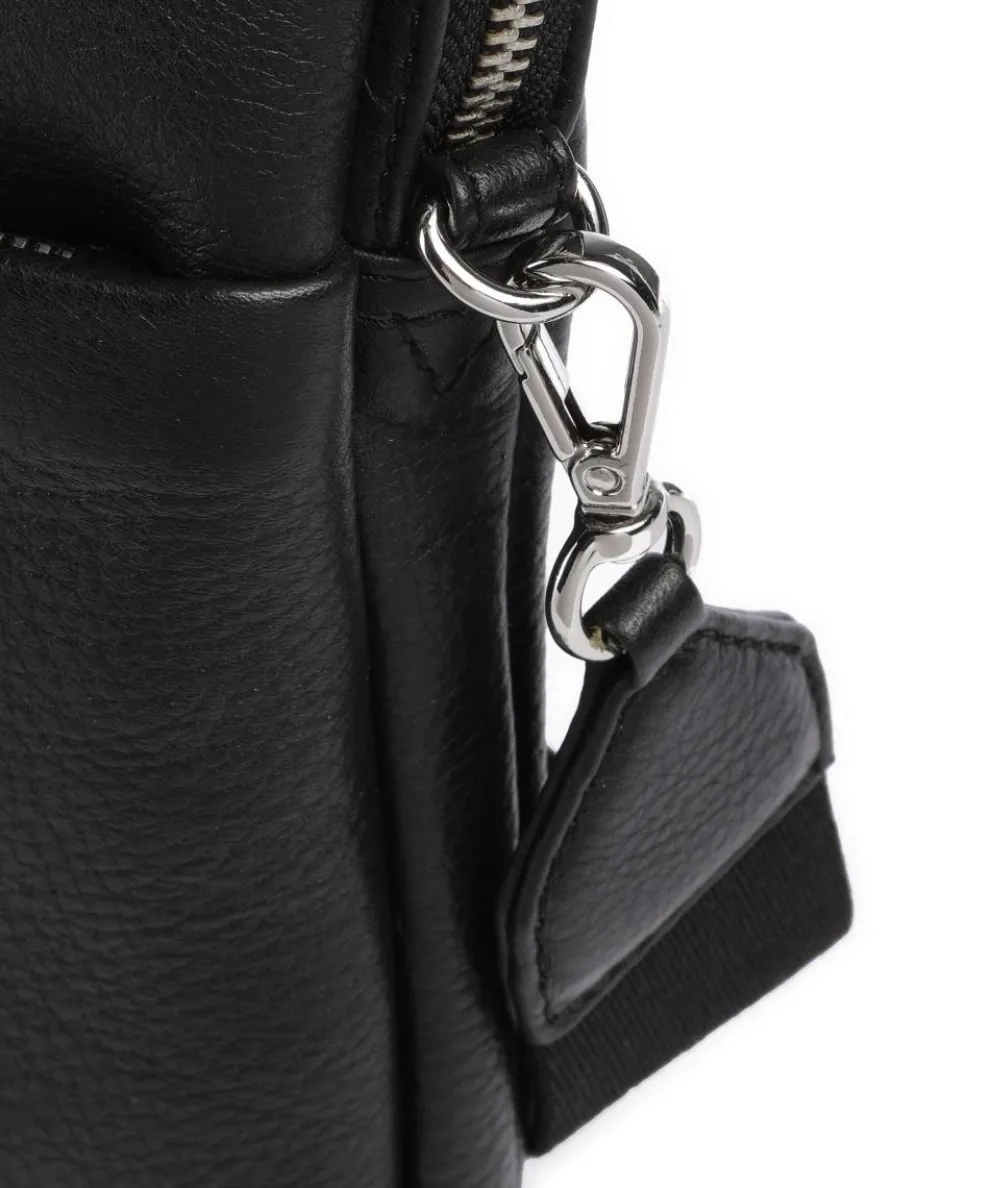 Wrap Aktentasche 14″ genarbtes Rindsleder schwarz