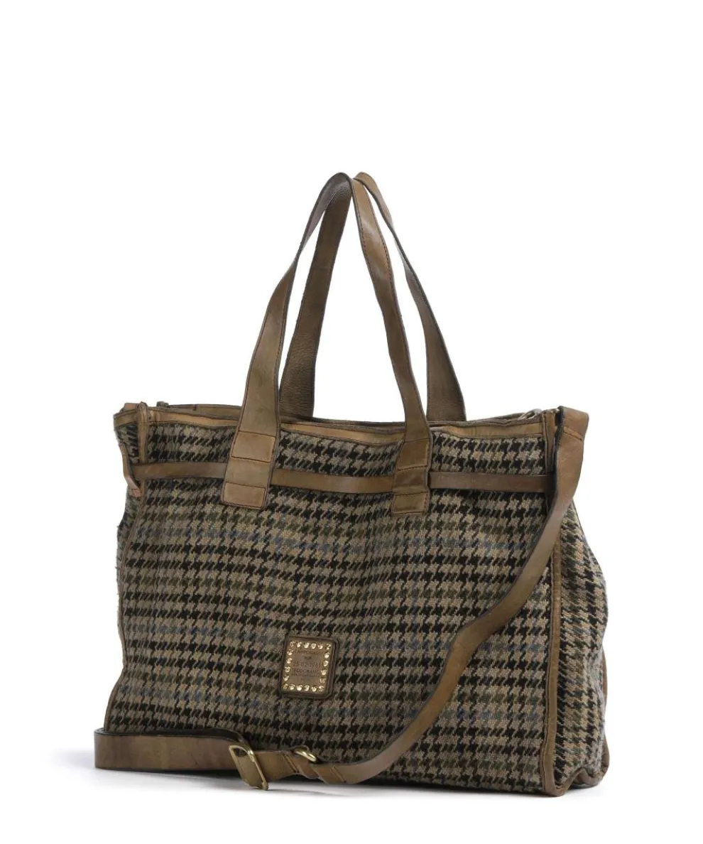 Handtasche Textil olivgrün