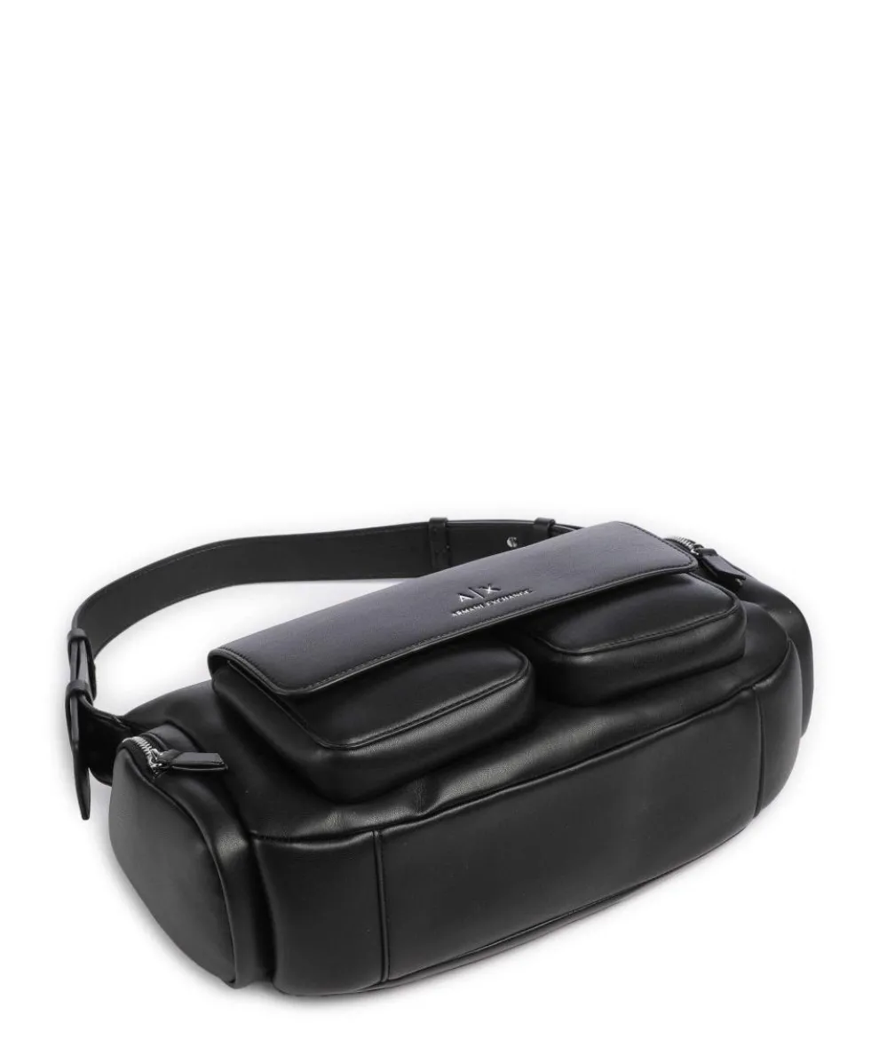 Rachel M Schultertasche Lederimitat schwarz