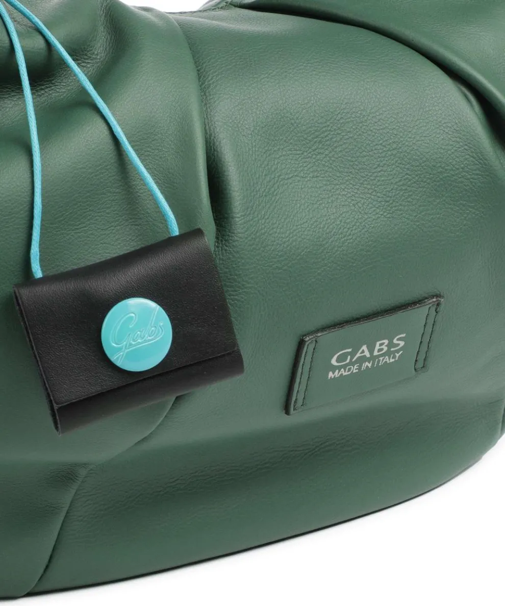 Oregon Magnon Beuteltasche fein genarbtes Kalbsleder dunkelgrün
