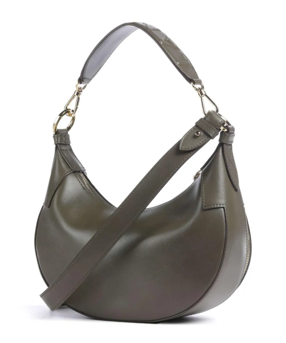 Origami S Beuteltasche fein genarbtes Rindsleder khaki