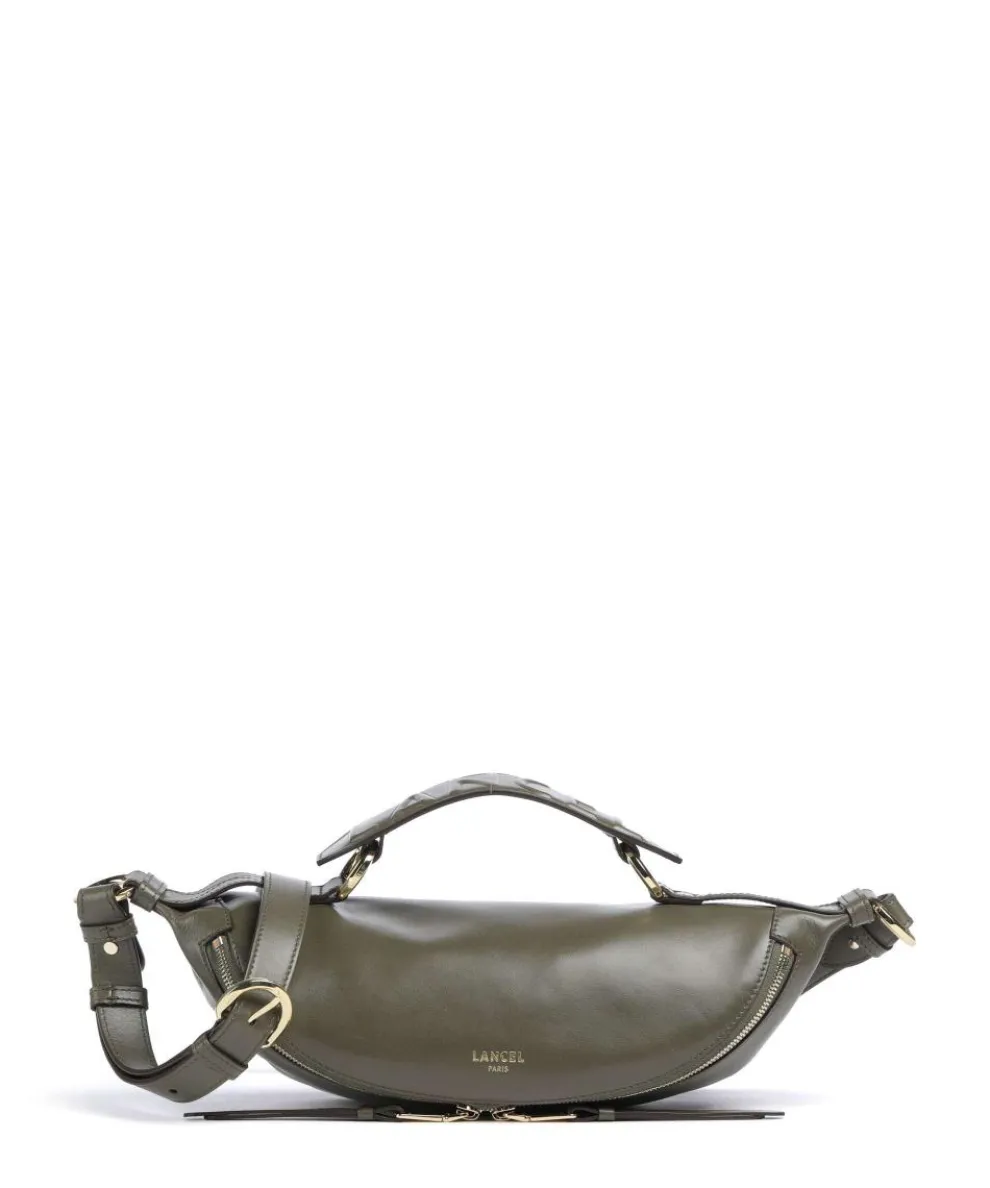 Origami S Umhängetasche fein genarbtes Rindsleder khaki