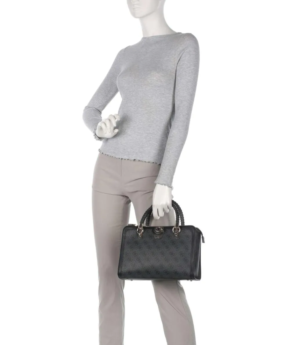 Orlina 4G Logo Handtasche Lederimitat anthrazit