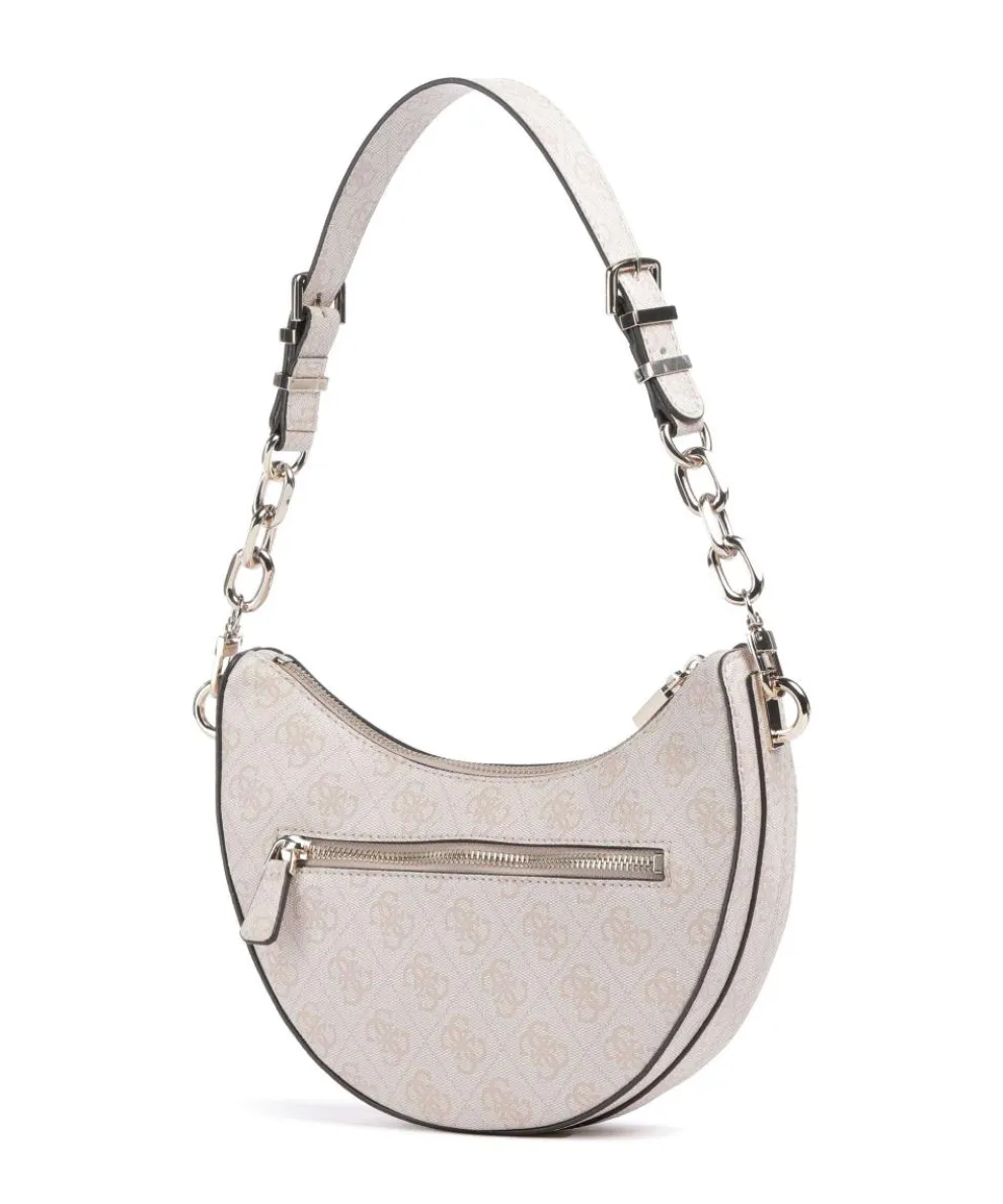 Orlina 4G Logo Schultertasche Lederimitat altrosa