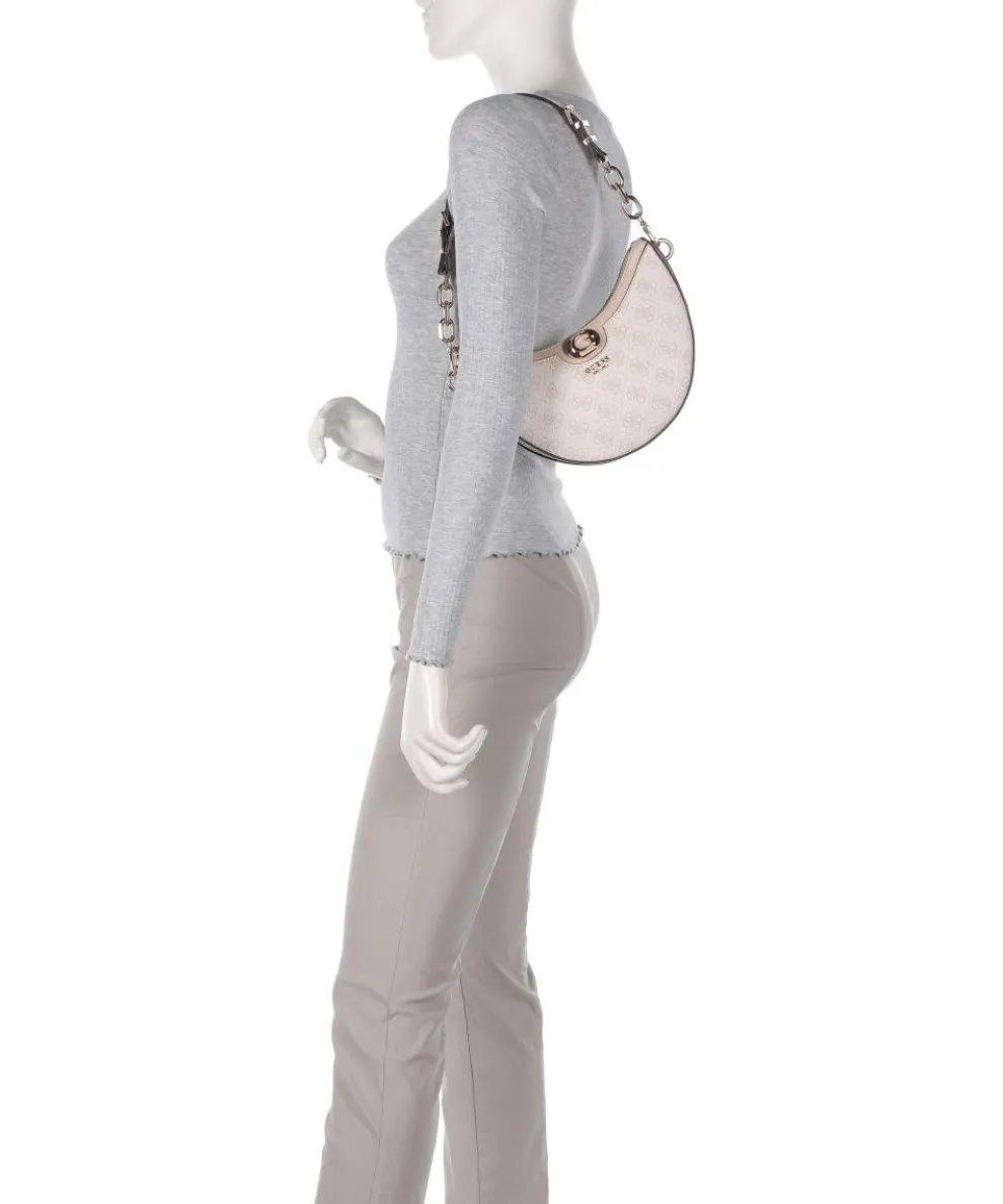 Orlina 4G Logo Schultertasche Lederimitat altrosa