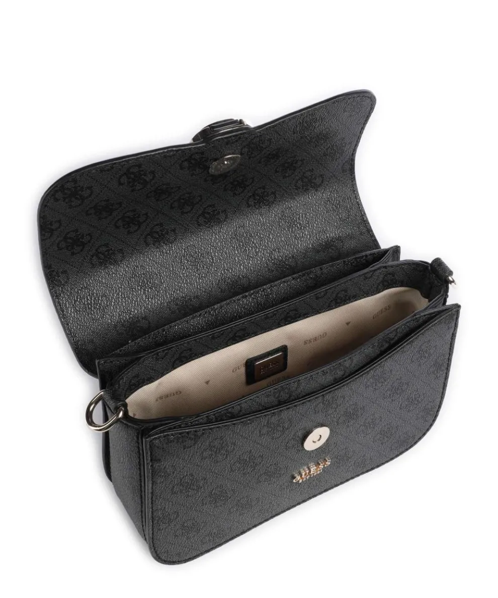 Orlina 4G Logo Umhängetasche Lederimitat anthrazit