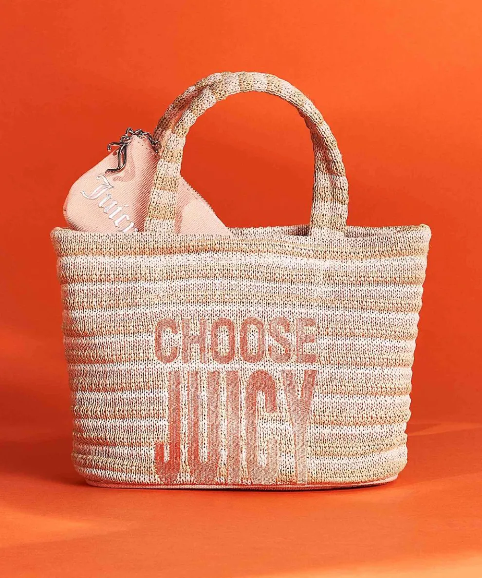 Nora Straw S Handtasche Kunststoff beige