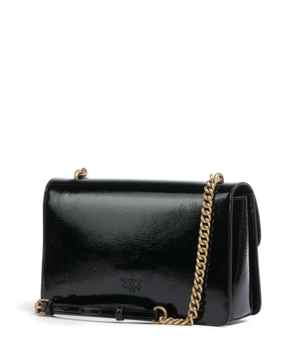 Love One Classic Umhängetasche Lederimitat schwarz