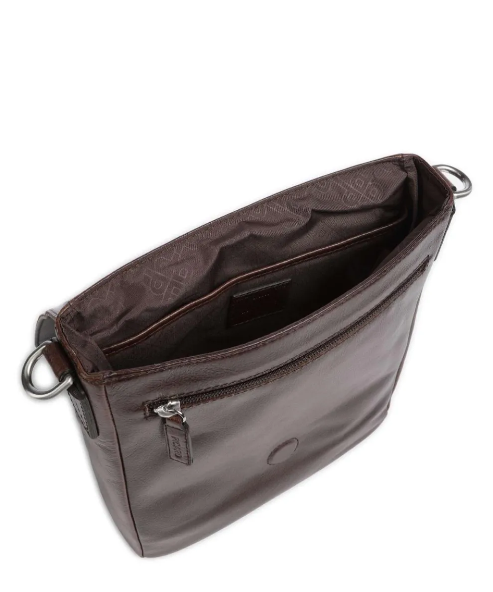 Buddy Umhängetasche 10″ Büffelleder dunkelbraun