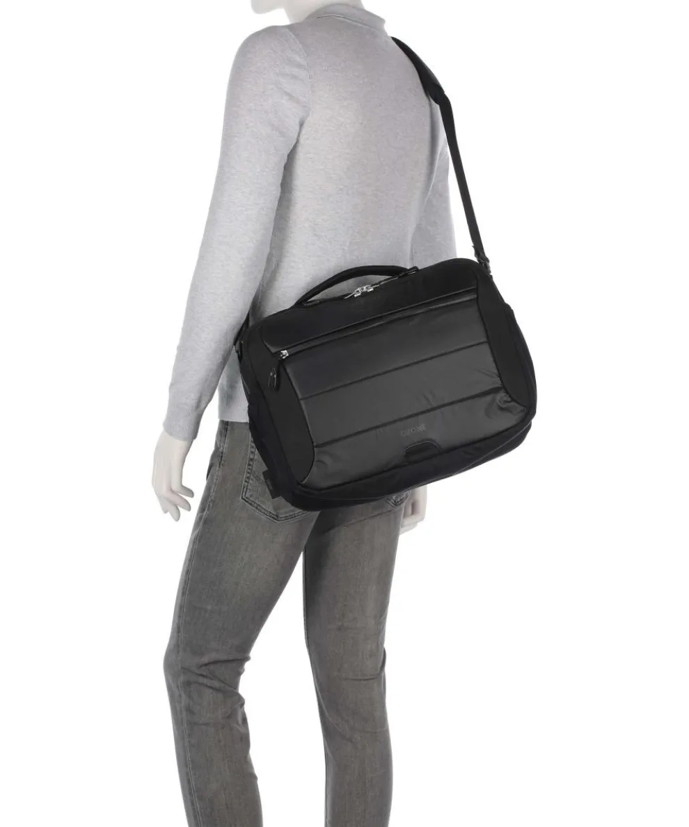 Ozone Schultertasche 16″ Ripstop-Nylon schwarz