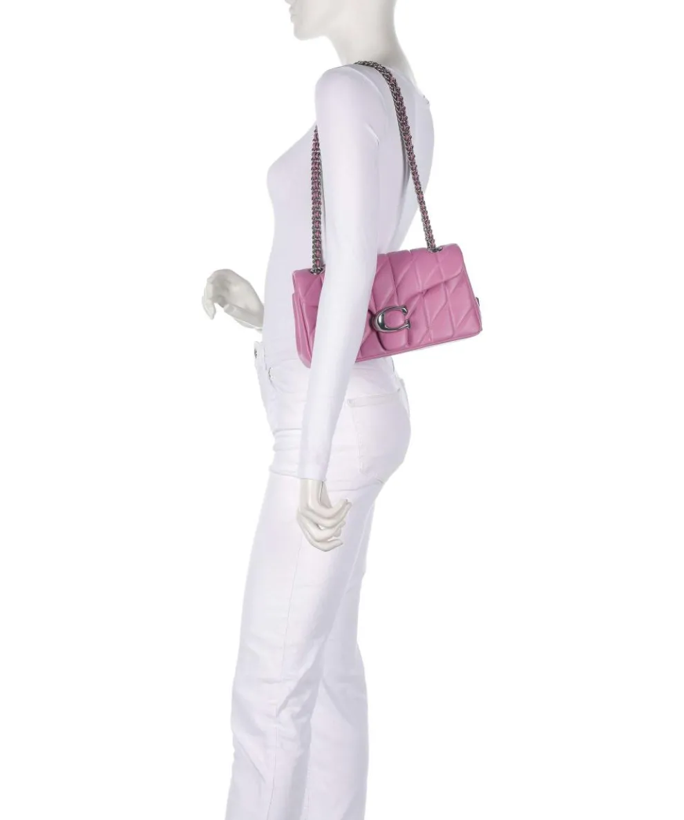 Tabby Quilted 26 Schultertasche Nappaleder fuchsia