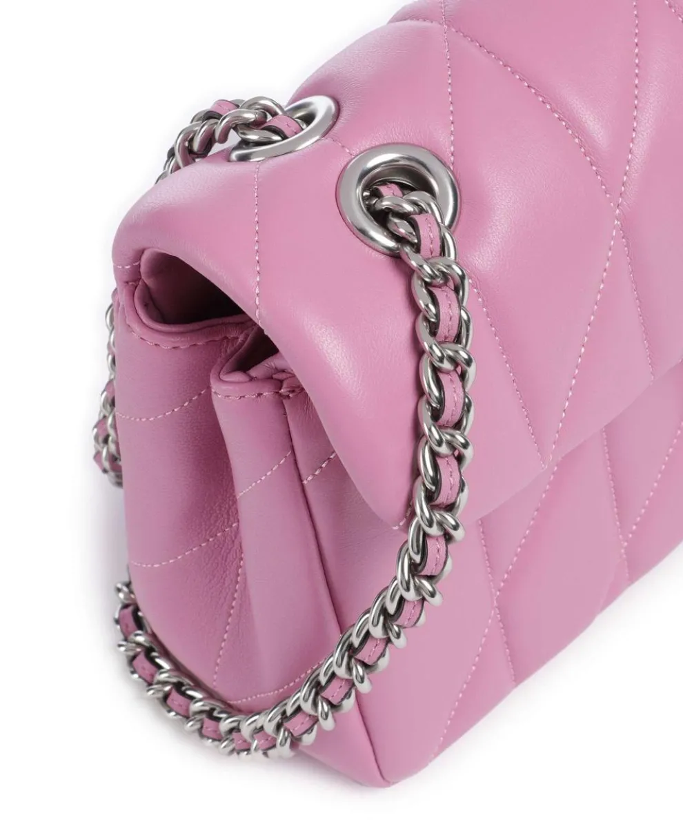 Tabby Quilted 26 Schultertasche Nappaleder fuchsia