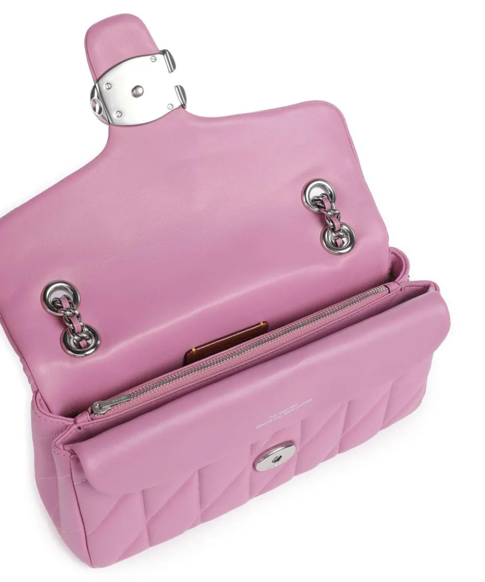 Tabby Quilted 26 Schultertasche Nappaleder fuchsia