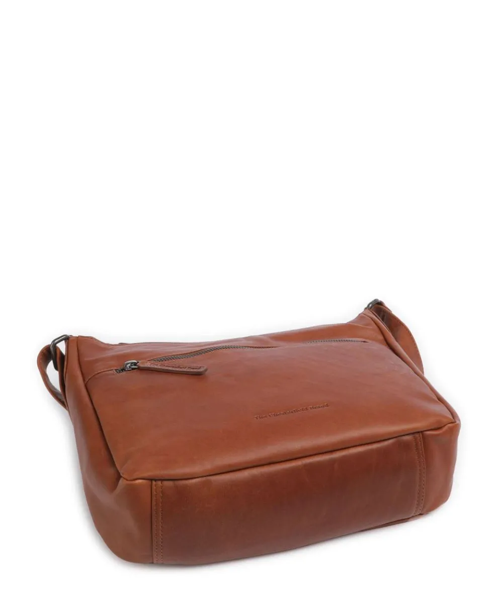 Cow Wax Pull Up Loraine Umhängetasche Rindsleder cognac