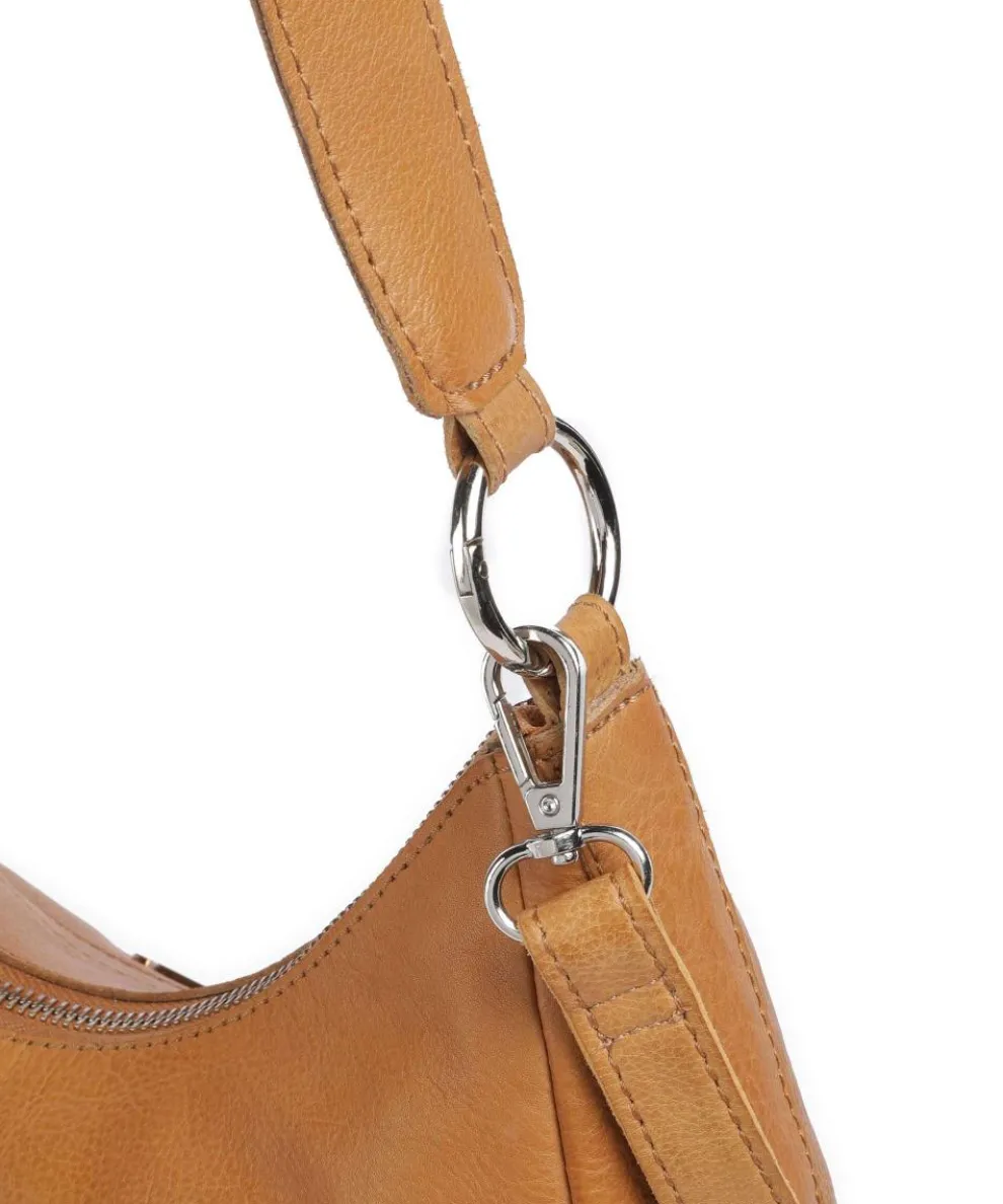 Salvatorianerplatz 3 Schultertasche genarbtes Rindsleder braun