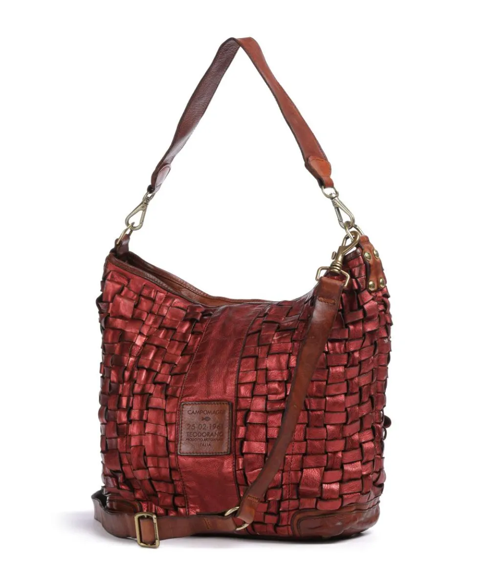 Shopper Rindsleder rot