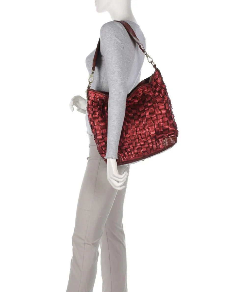 Shopper Rindsleder rot