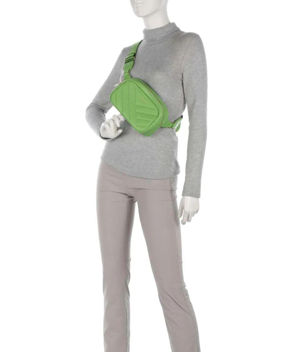 Soft Matelassé Gürteltasche weiches Rindsleder grün