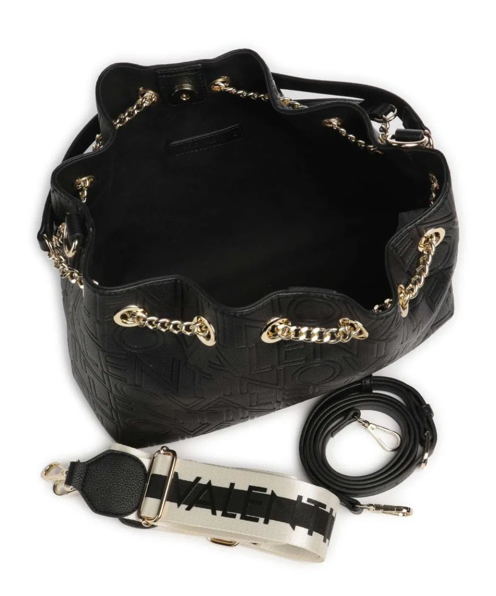 Pansy Bucket bag Lederimitat schwarz