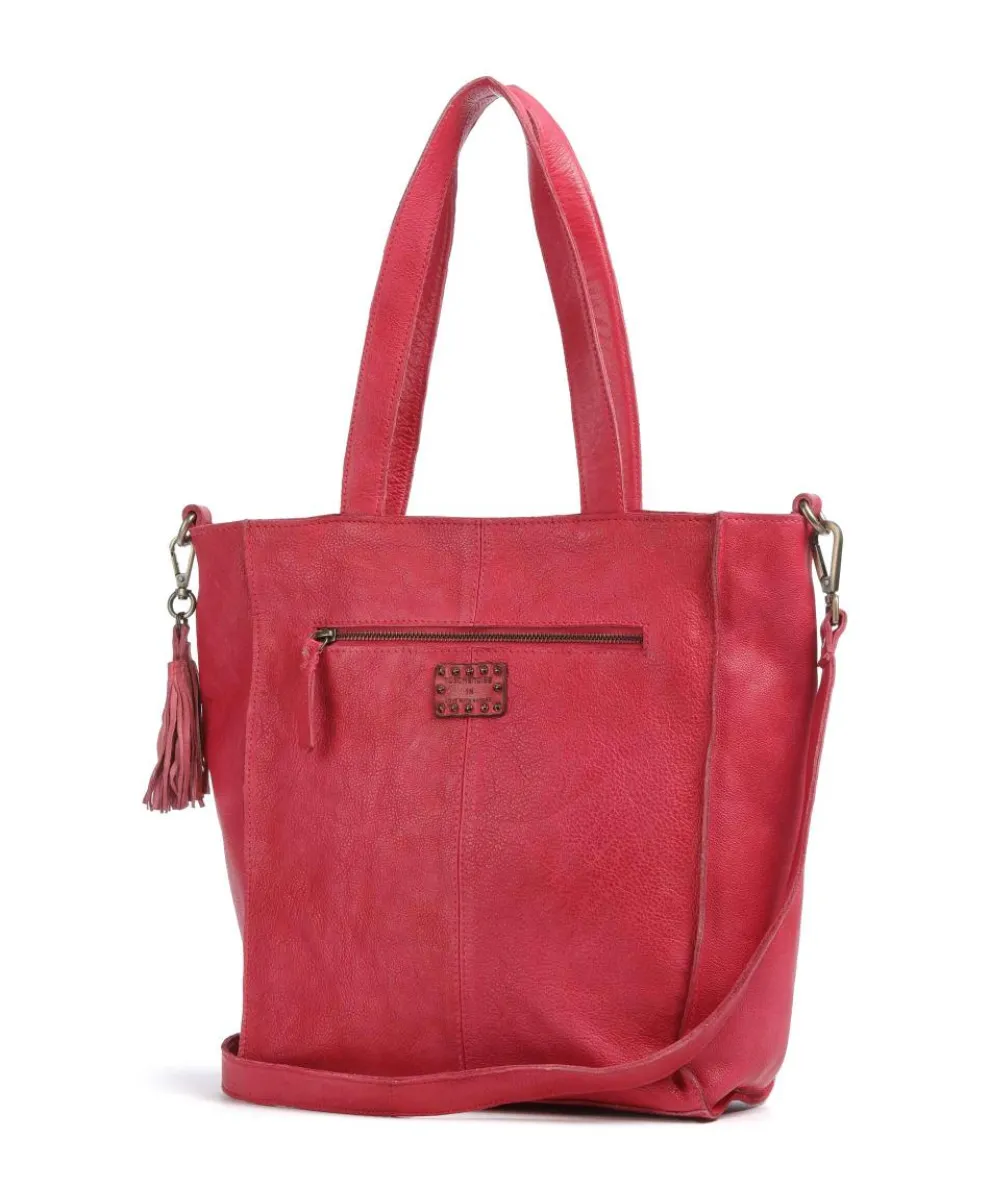 Paoliweg 1 Shopper genarbtes Rindsleder pink