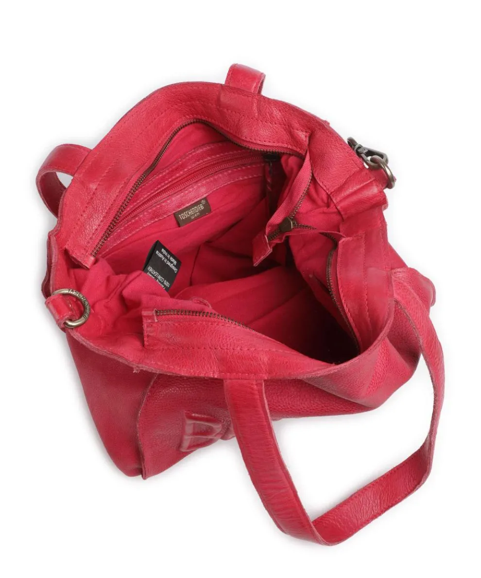 Paoliweg 1 Shopper genarbtes Rindsleder pink