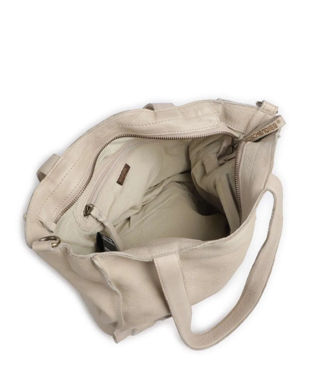 Paoliweg 1 Shopper genarbtes Rindsleder beige