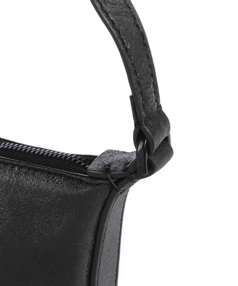 Paris 4 Lamb SF Verna XS Umhängetasche fein genarbtes Leder schwarz