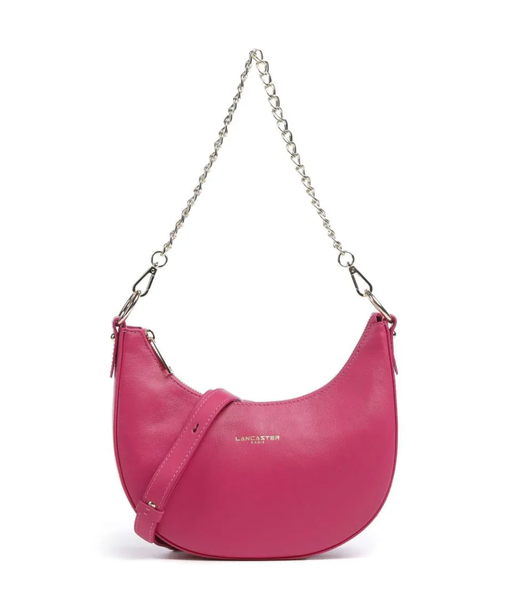 Paris Aimy Schultertasche fein genarbtes Rindsleder pink