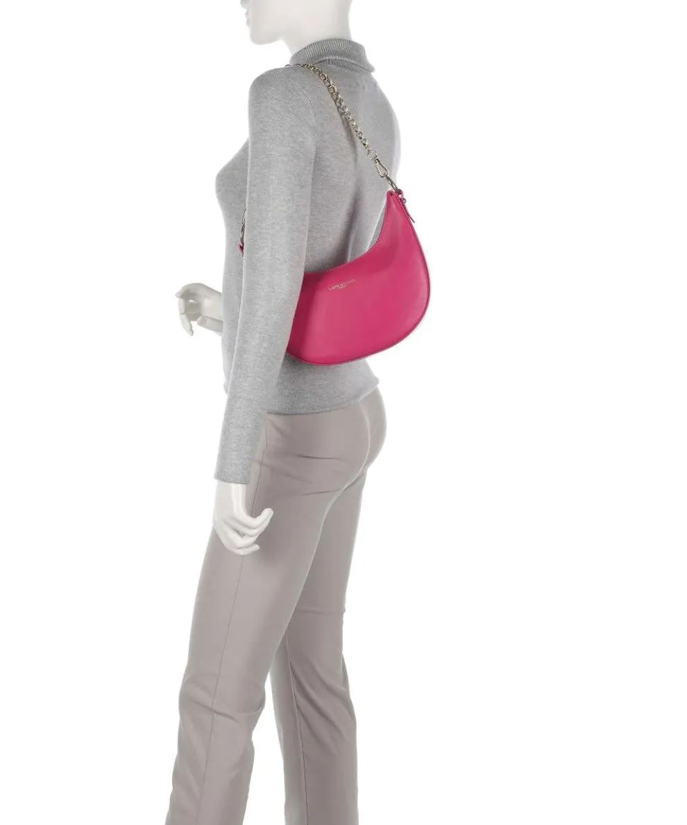 Paris Aimy Schultertasche fein genarbtes Rindsleder pink