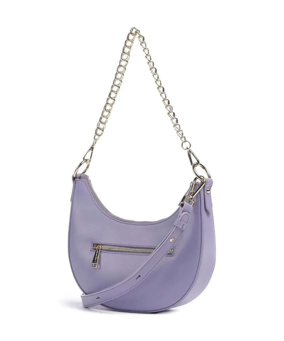 Paris Aimy Schultertasche fein genarbtes Rindsleder violett