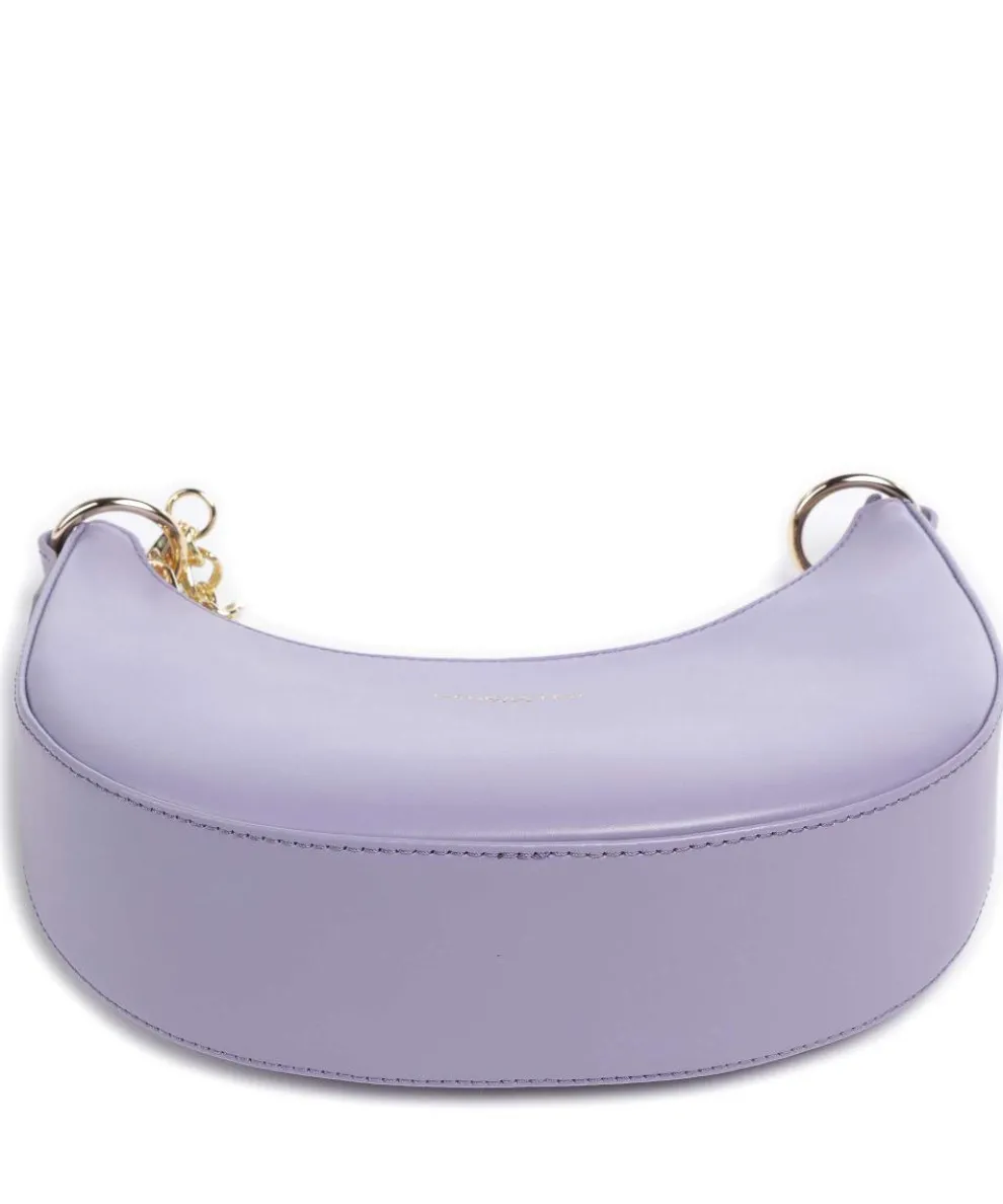 Paris Aimy Schultertasche fein genarbtes Rindsleder violett