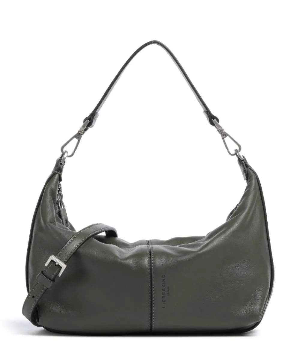 Paris Sheep Natural Schultertasche Schafsleder dunkelgrün