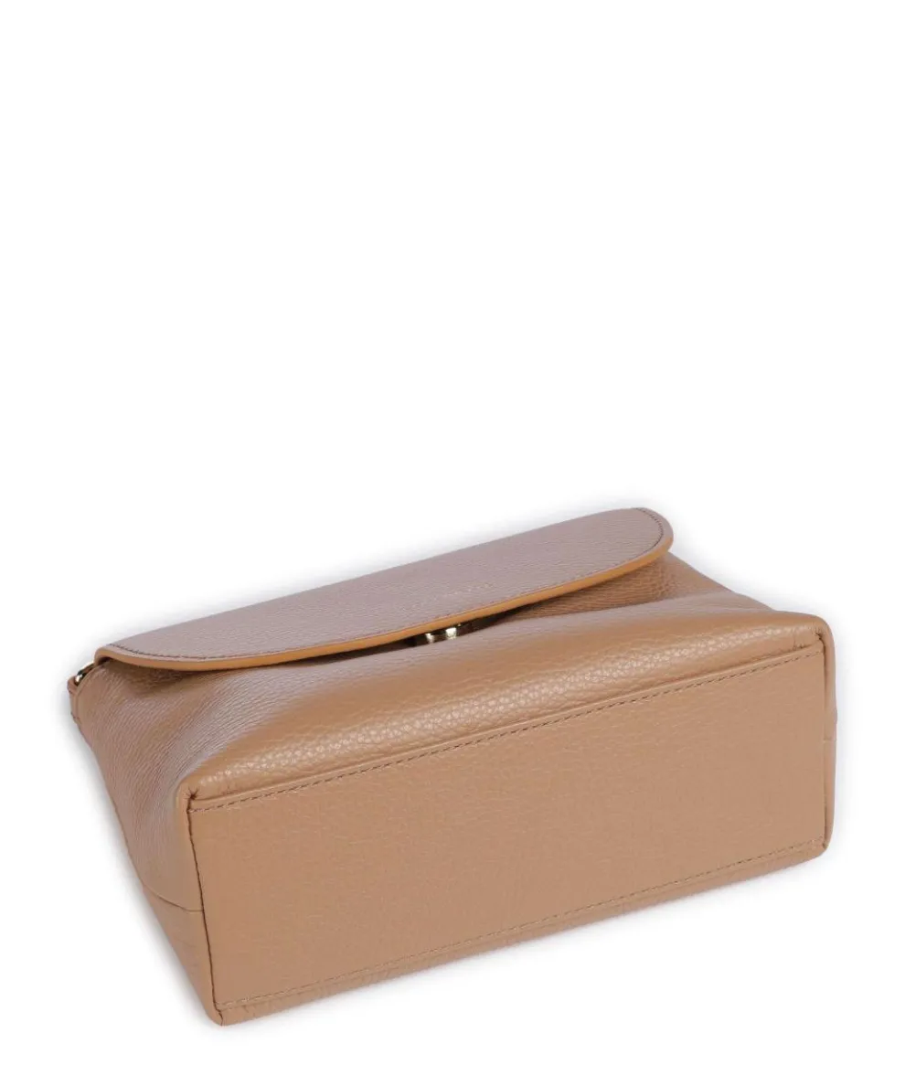 Paulina Umhängetasche Leder hellbraun