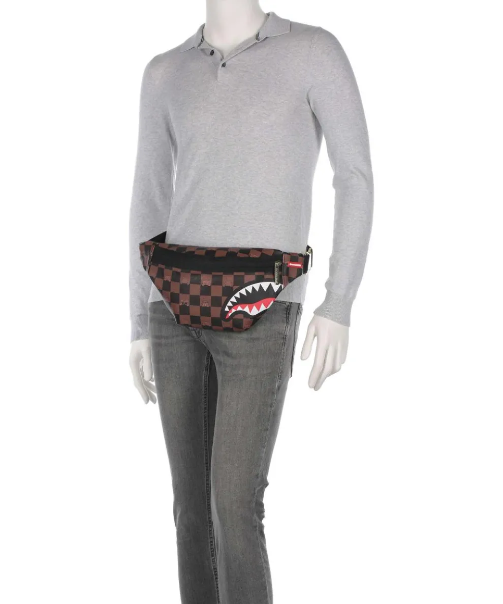 Peeking Character Check Gürteltasche Kunststoff schwarz/braun