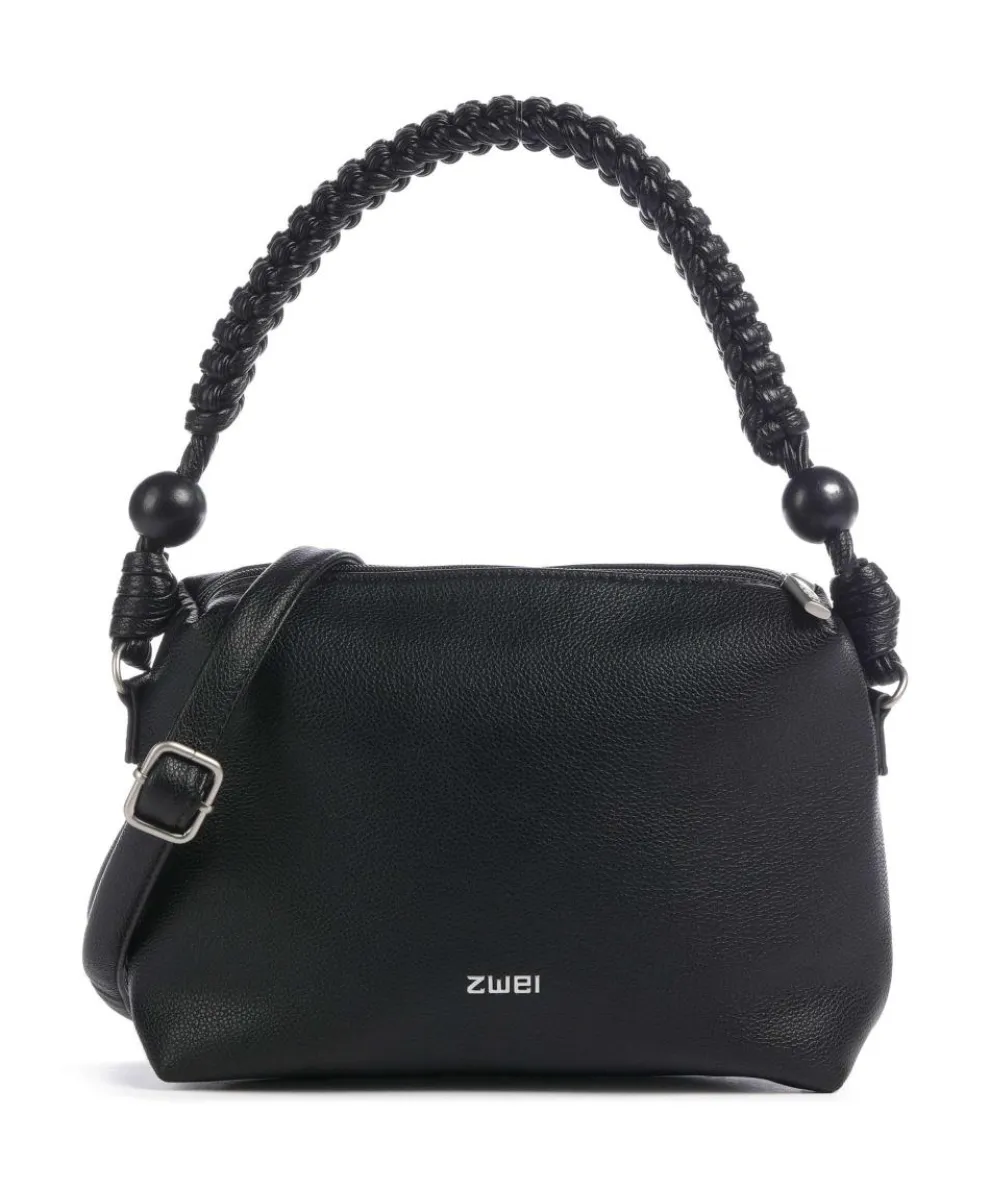 Perla PE60 Schultertasche Lederimitat schwarz