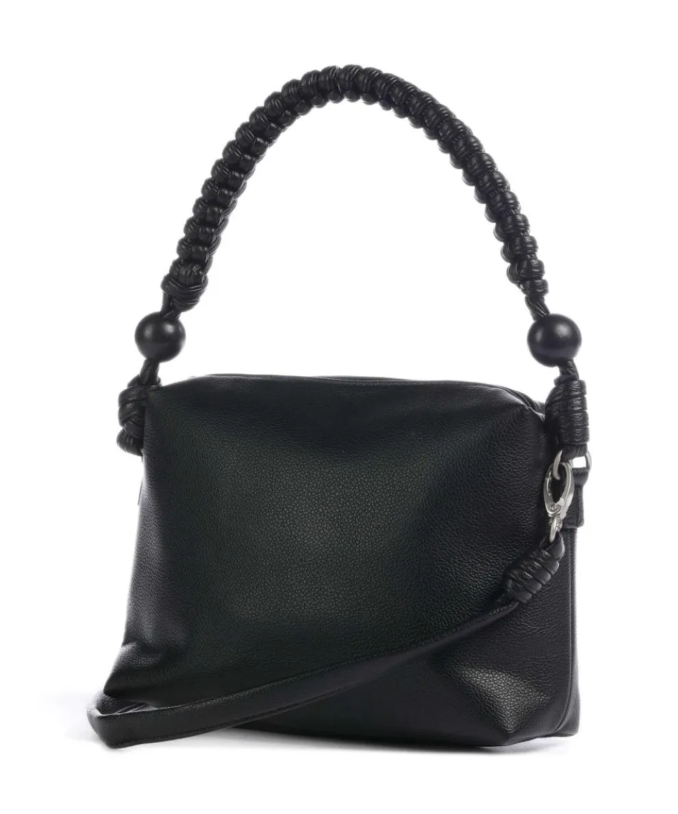 Perla PE60 Schultertasche Lederimitat schwarz
