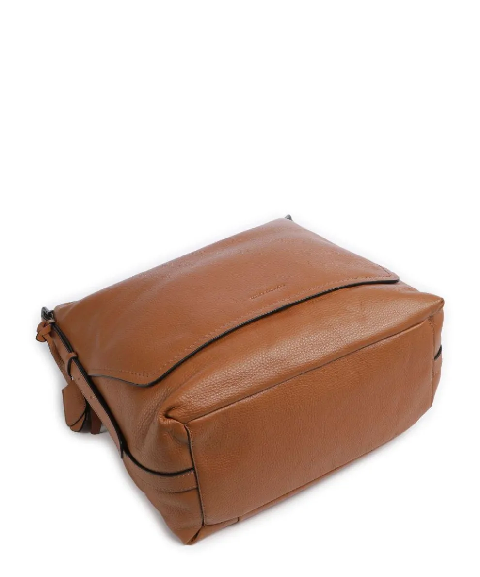 Philocalists Ally Beuteltasche genarbtes Rindsleder tan