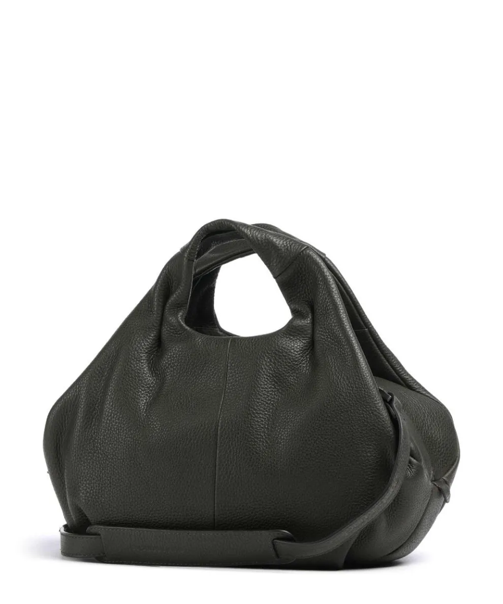 Philocalists Beauty Handtasche fein genarbtes Leder khaki