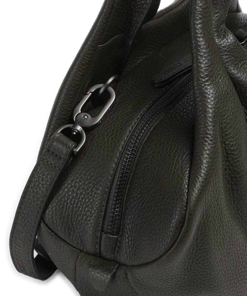 Philocalists Beauty Handtasche fein genarbtes Leder khaki