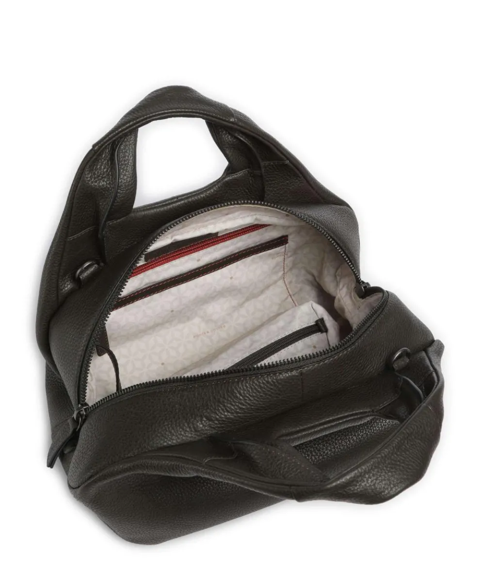 Philocalists Beauty Handtasche fein genarbtes Leder khaki